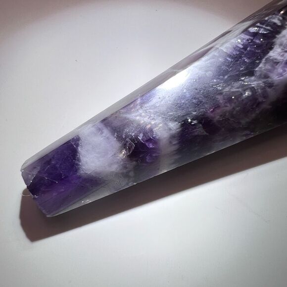 Dream Amethyst Crystal Meditation Scepter Wand - Picture 5 of 13